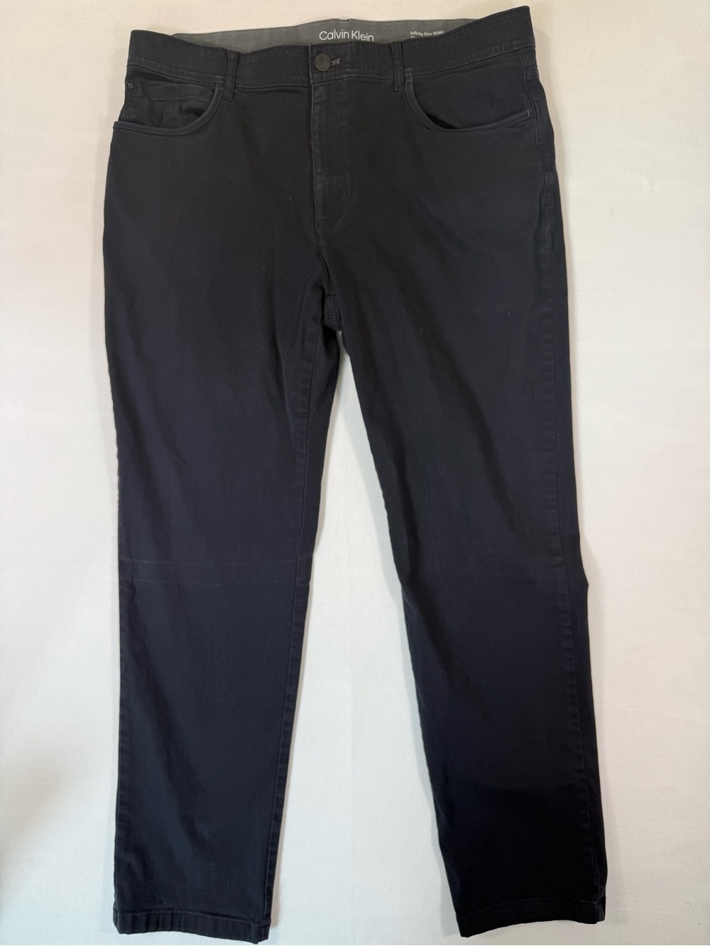 Calvin Klein Men's Black Straight Jeans